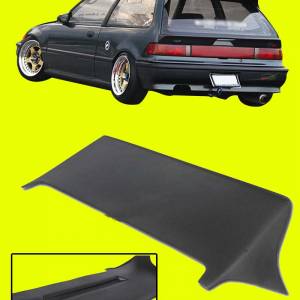 J Style Rear Roof Spoiler Wing Lip Kit JDM For 88-91 Honda Civic EF9 Hatch 3Dr